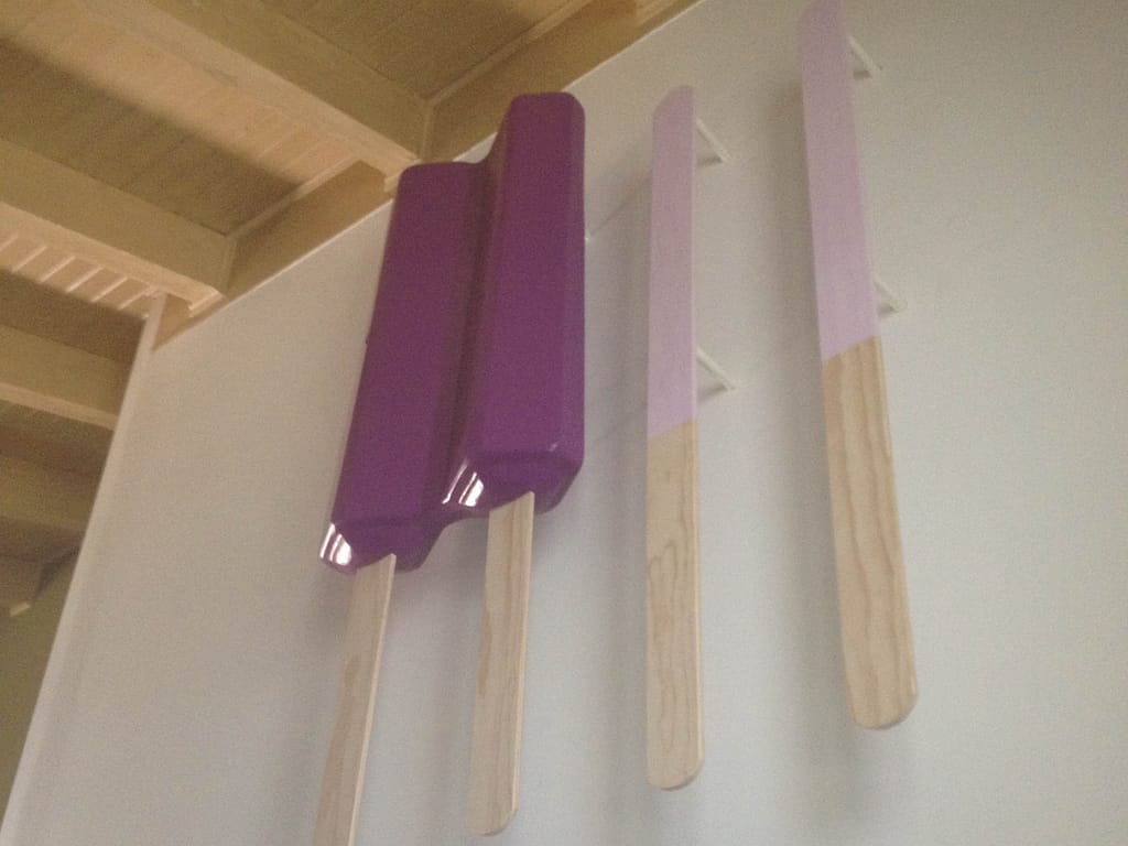 giant 3D popsicle wall art