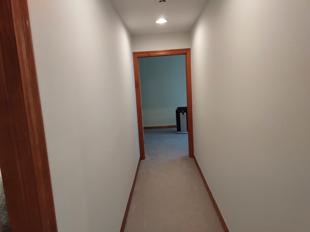 Hallway before remodel
