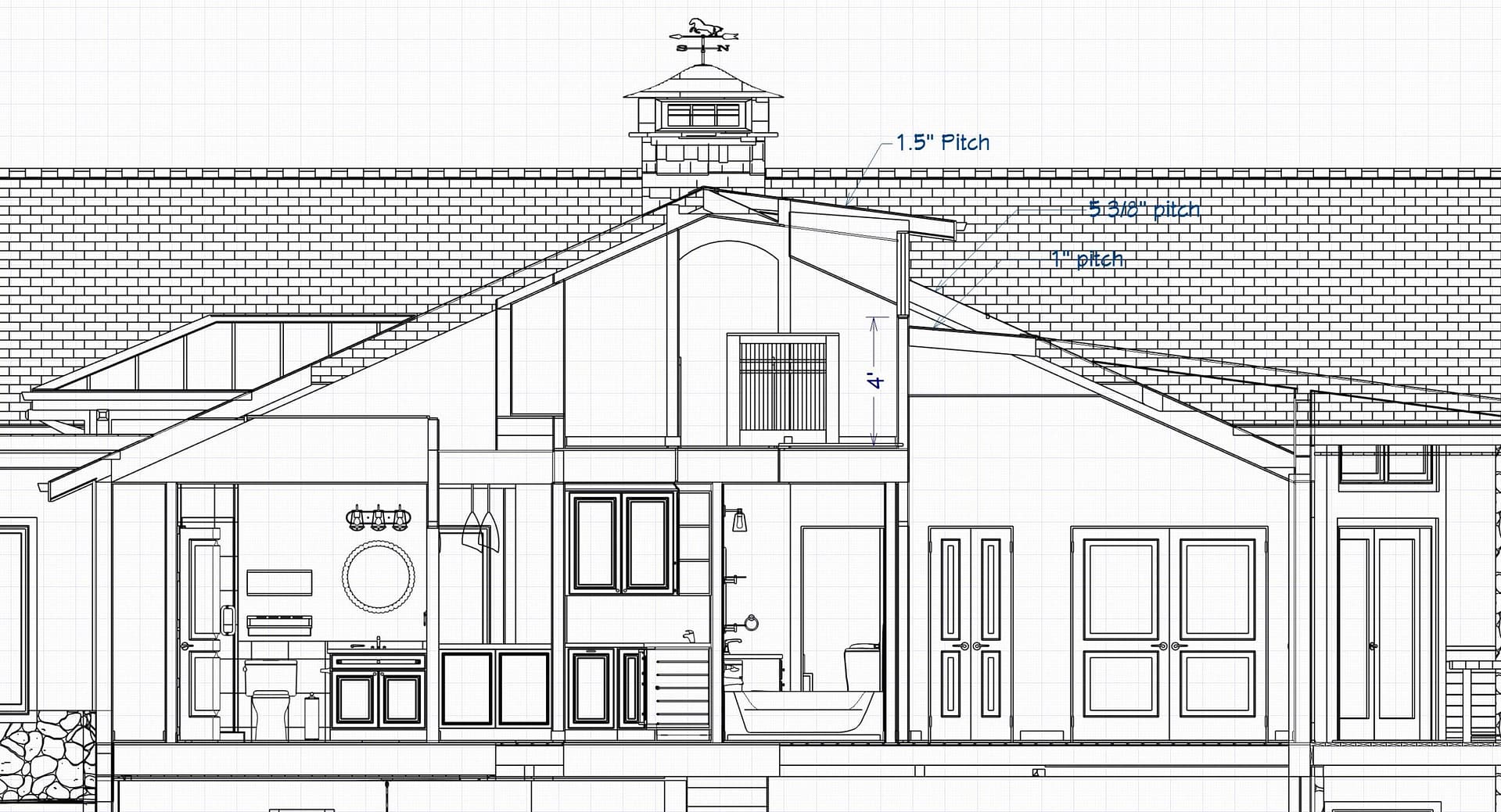 Baden Crows Nest 2025-09-10 Side Elevation 2